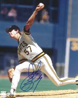 Autographed JOHN SMILEY 8X10 Pittsburgh Pirates Photo