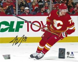 Autographed TYLER TOFFOLI 8x10 Calgary Flames Photo Fanatics