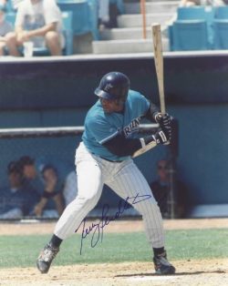 AUTOGRAPHED 8X10 TERRY PENDLETON Florida Marlins Photo
