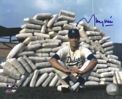 Autographed Maury Wills  Los Angeles Dodgers 8x10 Photo
