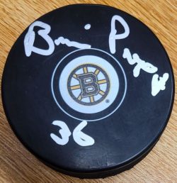 Autographed BRIAN PROPP Boston Bruins Hockey Puck