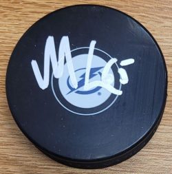 Autographed MAXWELL CROZIER Tampa Bay Lightning Hockey Puck