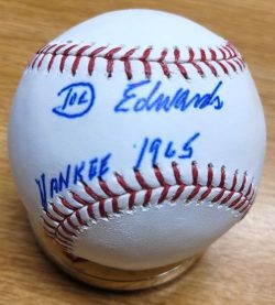Autographed DOC EDWARDS Official Rawlings Major League Baseball