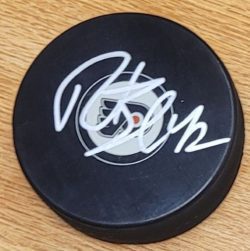 AUTOGRAPHED ROBERT ESCHE Philadelphia Flyers Hockey Puck