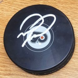 AUTOGRAPHED Mark Recchi  Philadelphia Flyers Hockey Puck