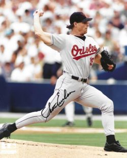 AUTOGRAPHED SCOTT ERICKSON 8x10 Baltimore Orioles Photo