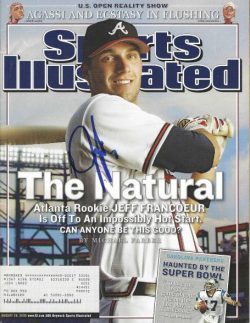 Autographed Jeff Francoeur Atlanta Braves Sports Illustrated 8/29/05