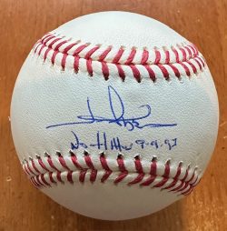 Autographed Jim Abbott  "No Hitter Date 9-4-93"  Official Major League Baseball Beckett Hologram