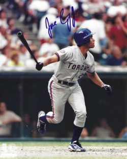 Autographed JOSE CRUZ JR. 8X10 Toronto Blue Jays Photo