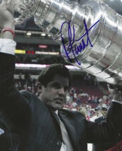 Autographed PETER LAVIOLETTE 8X10 Carolina Hurricanes photo