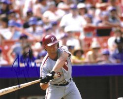 AUTOGRAPHED RANDY READY 8x10 Philadelphia Phillies Photo