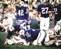 Autographed BUTCH BYRD  8X10 Buffalo Bills Photo