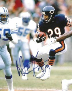 Autographed DENNIS GENTRY 8X10 Chicago Bears Photo