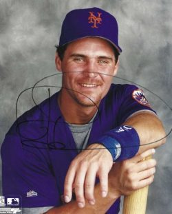 AUTOGRAPHED TODD HUNDLEY 8X10 New York Mets photo