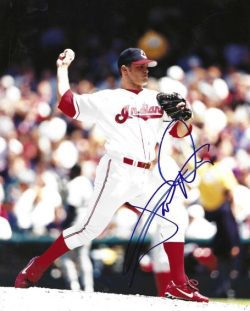 AUTOGRAPHED JARET WRIGHT 8x10 Cleveland Indians photo