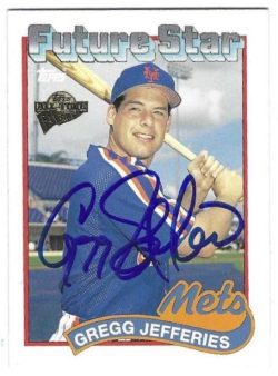 Autographed GREGG JEFFERIES 2004 Topps Fan Favorites
