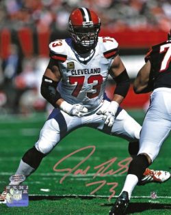 Autographed JOE THOMAS 8x10 Cleveland Browns Photo