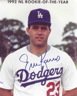 AUTOGRAPHED ERIC KARROS 8x10 Los Angeles Dodgers photo