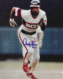 AUTOGRAPHED RUDY LAW 8x10 Chicago White Sox Photo