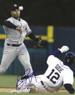 AUTOGRAPHED GREGORIO PETIT 8X10 New York Yankees photo