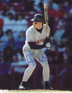AUTOGRAPHED PHIL PLANTIER 8X10 Boston Red Sox Photo