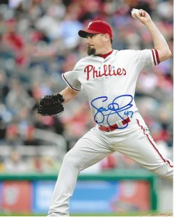 AUTOGRAPHED Scott Eyre 8x10 Philadelphia Phillies Photo