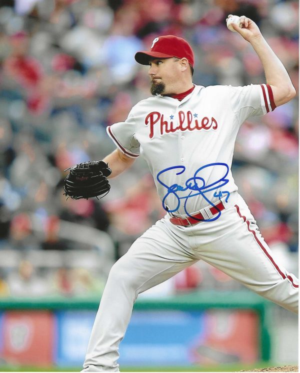 AUTOGRAPHED Scott Eyre 8x10 Philadelphia Phillies Photo