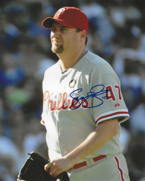 AUTOGRAPHED Scott Eyre 8x10 Philadelphia Phillies Photo