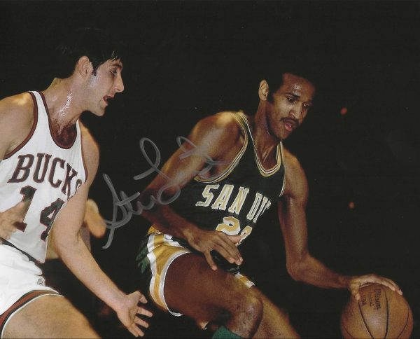 Autographed Stu Lantz 8X10 San Diego Rockets Photo