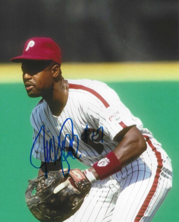 AUTOGRAPHED Ricky Jordan 8x10 Philadelphia Phillies Photo