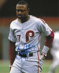 AUTOGRAPHED Ricky Jordan 8x10 Philadelphia Phillies Photo