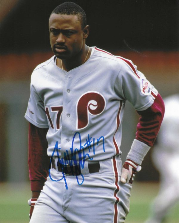 AUTOGRAPHED Ricky Jordan 8x10 Philadelphia Phillies Photo