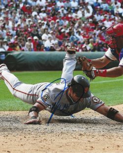 AUTOGRAPHED AARON ROWAND 8x10 San Francisco Giants Photo