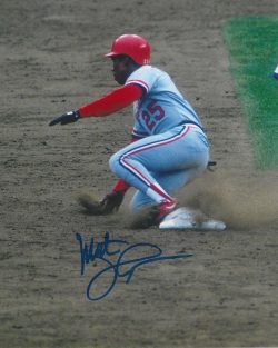 Autographed MILT THOMPSON St. Louis Cardinals 8x10 Photo