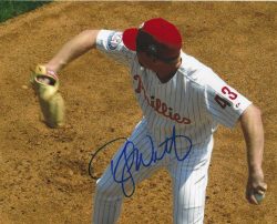 AUTOGRAPHED RANDY WOLF Philadelphia Phillies 8x10 Photo