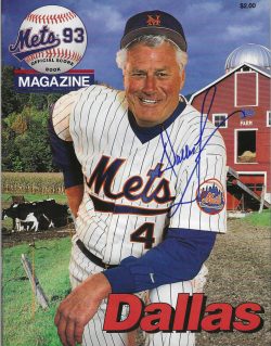 Autographed Dallas Green New York Mets Magazine June 1993