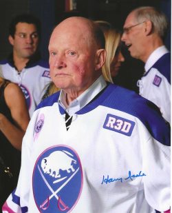 Autographed HARRY NEALE 8X10 Buffalo Sabres Photo