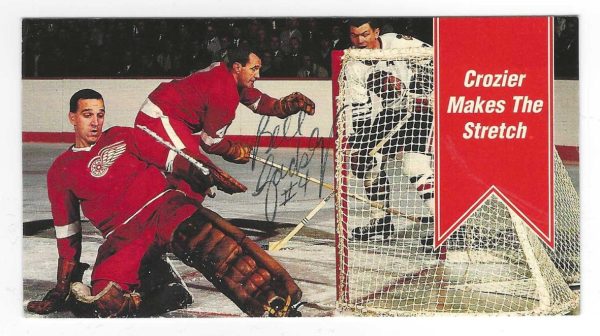 Autographed 1994 Parkhurst BILL GADSBY Detroit Red Wings Tall Boy card