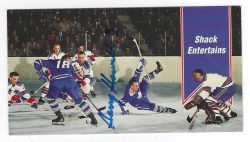 Autographed 1994 Parkhurst HARRY HOWELL New York Rangers Tall Boy card