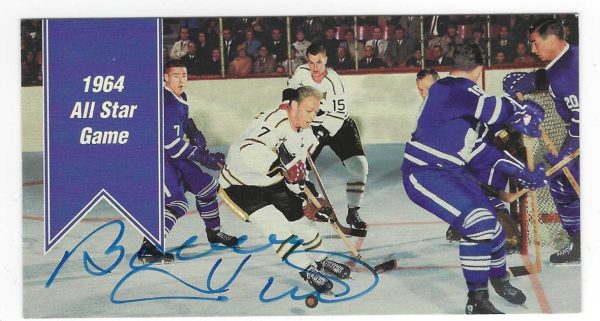 Autographed 1994 Parkhurst BOBBY HULL Chicago Blackhawks Tall Boy card