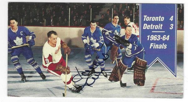 Autographed 1994 Parkhurst DAVE KEON Toronto Maple Leafs Tall Boy card