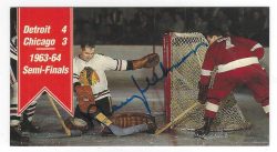 SIGNED 1994 Parkhurst card NORM ULLMAN Detroit Red Wings HOF