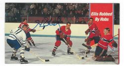 Autographed 1994 Parkhurst HENRI RICHARD Montreal Canadiens Tall Boy card