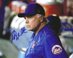 AUTOGRAPHED BUCK SHOWALTER 8x10 New York Mets Photo