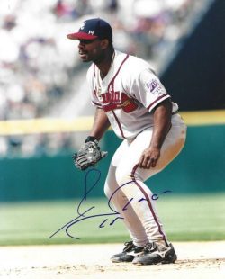 AUTOGRAPHED RANDALL SIMON 8X10 Atlanta Braves Photo
