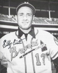 AUTOGRAPHED SIBBY SISTI 8X10 Milwaukee Braves Photo