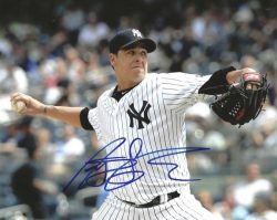 Autographed ANTHONY SWARZAK 8X10 New York Yankees photo