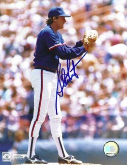 AUTOGRAPHED STEVE TROUT 8X10 Chicago Cubs Photo