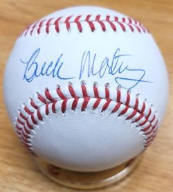 Autographed BUCK MARTINEZ  Official Major League Baseball