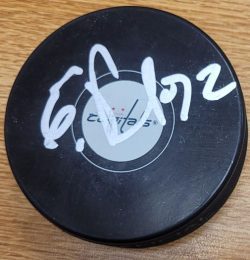 Autographed EVGENY KUZNETSOV Washington Capitals Hockey Puck